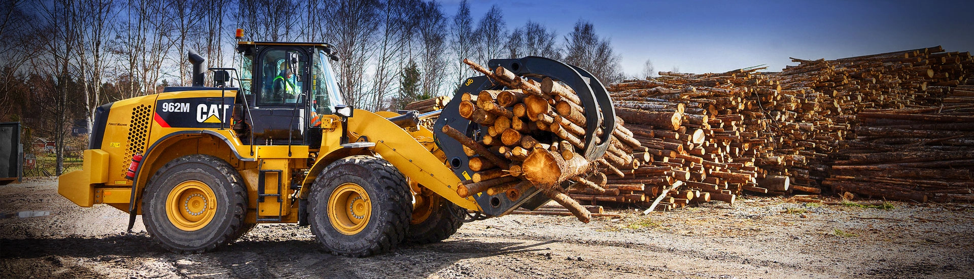 equipment management software for heavy machinery carrying large wood logs